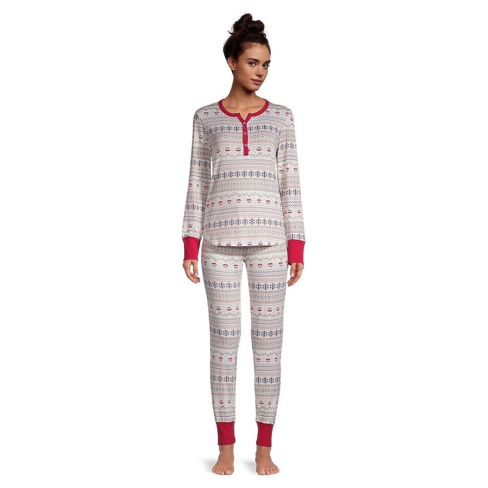 Claudel Print 2-Piece Pyjama Set Loungewear Christmas/Winter Size XXL NWT
